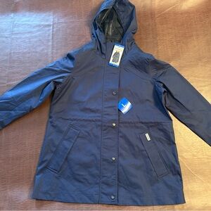 Hunter Dark Blue Cotton Smock Jacket